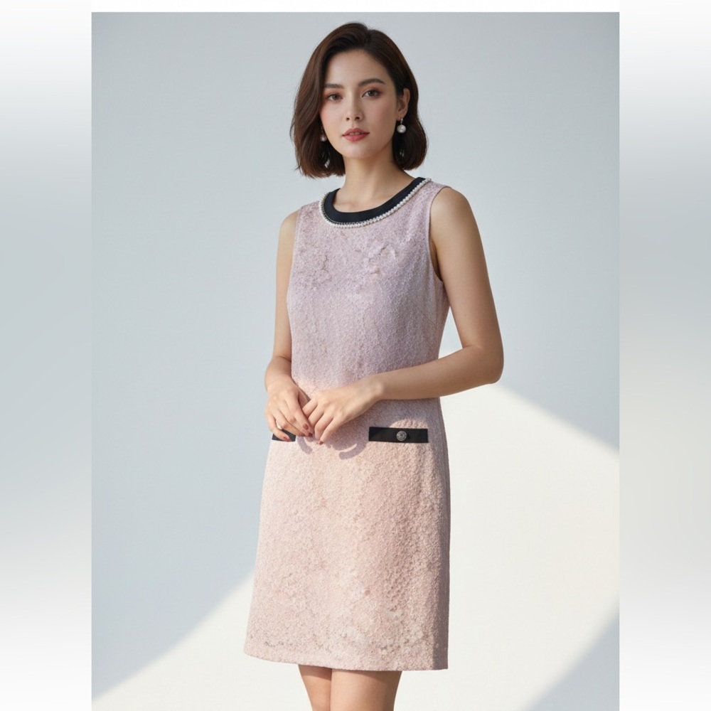 Karl Lagerfeld lace overlay dress NWT
